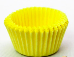 Капсулы бумажные мини желтые 50 шт Изображение Капсулы бумажные мини желтые 50 шт